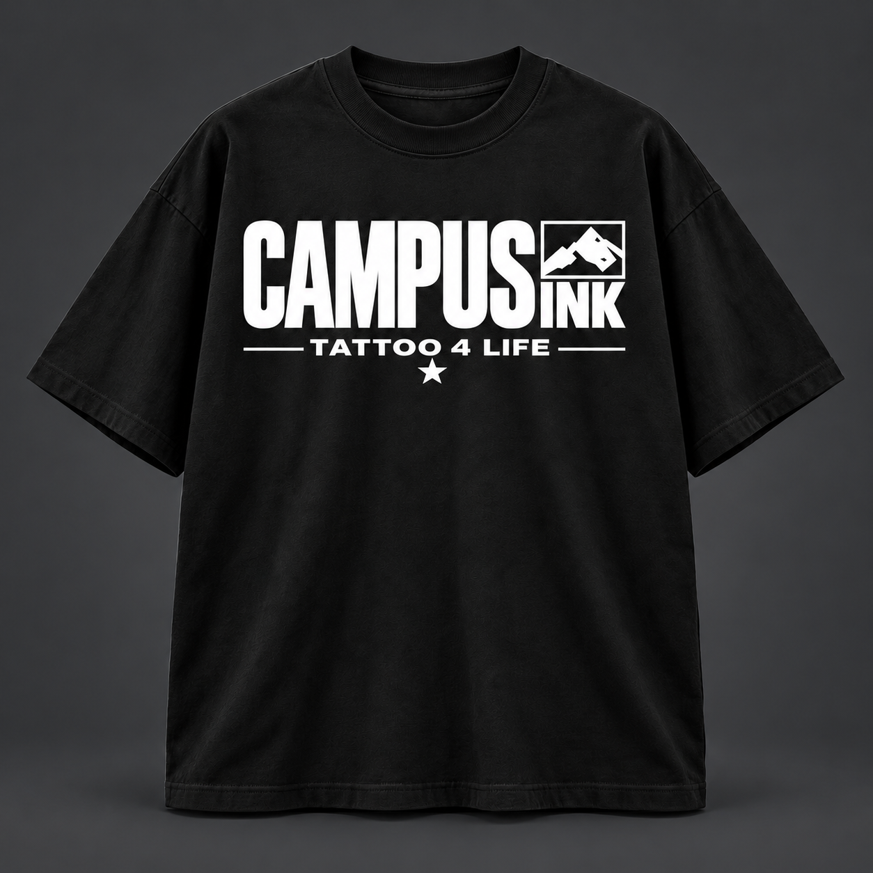 Campus Ink Merch-Shirt in Schwarz